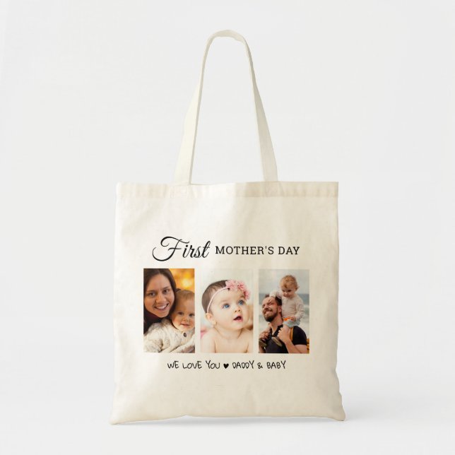 Tote Bag Photo de la Fête des Premières Mères 3 (Devant)