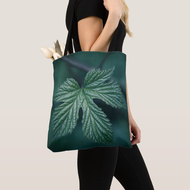 Tote Bag Photo de la nature à feuilles vertes (De près)