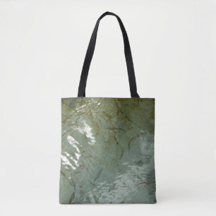 Tote Bag Photo de la nature de dalles rocheuses couvertes d