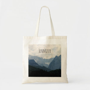 Tote Bag Photo de la nature des montagnes alpines panoramiq