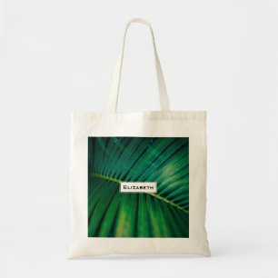 Tote Bag Photo de la nature tropicale de la feuille verte