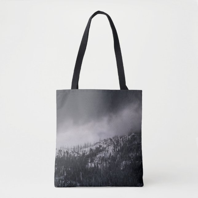 TOTE BAG PHOTO DE L'ARBRE À L'ÉCHELLE GRAPHIQUE (Devant)