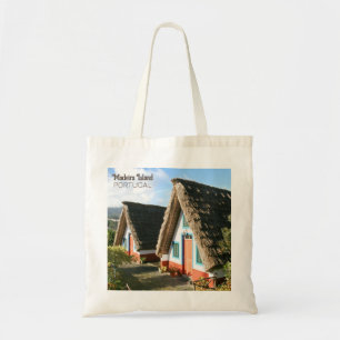 Tote Bag Photo de l'île de Madère avec Maisons Typiques, Po