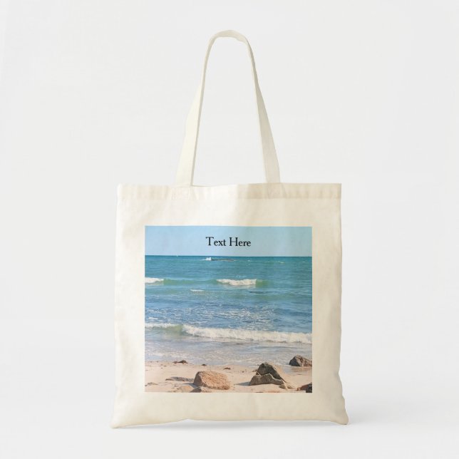 Tote Bag Photo de l'océan Atlantique (Devant)