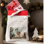 Tote Bag Photo de Noël simple et moderne | Joyeuses vacance<br><div class="desc">Photo de Noël simple et moderne | Joyeuses vacances</div>