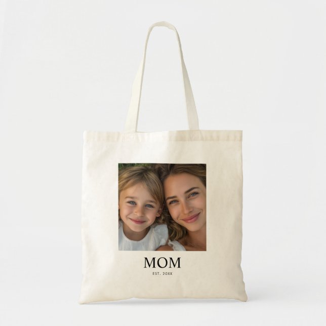 Tote Bag Photo de scénario établi par maman  (Devant)