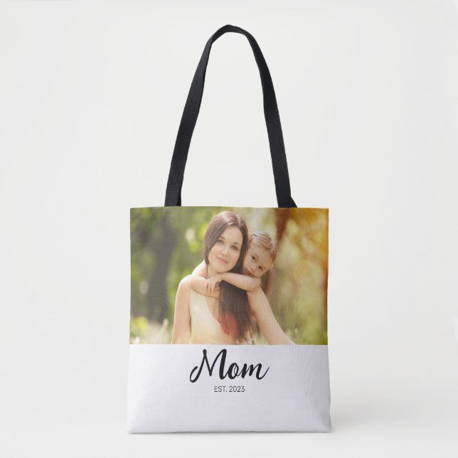 Tote Bag Photo de script établi par maman  (Devant)