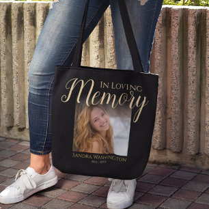 Tote Bag Photo de souvenir personnalisé En souvenir affectu