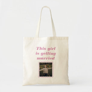 Tote Bag Photo d'enfance personnalisée Future Mariée