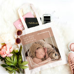 Tote Bag Photo du bébé moderne | You Make My Life Complete<br><div class="desc">Photo du bébé moderne | You Make My Life Complete Poison</div>