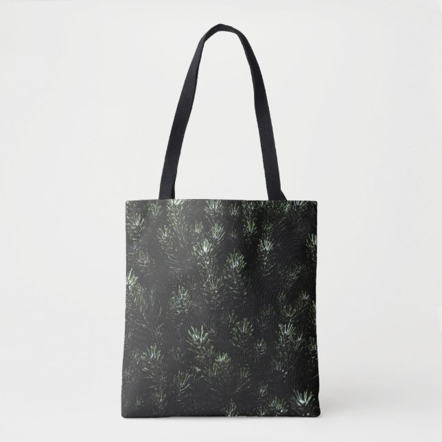 Tote Bag Photo du plante de sapin vert (Devant)