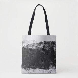 Tote Bag Photo en niveaux de gris du plan d'eau