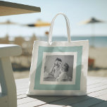Tote Bag Photo Famille Moderne Mint Simple Lovely Cadeau<br><div class="desc">Photo Famille Moderne Mint Simple Lovely Cadeau</div>