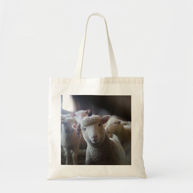 Tote Bag Photo Fourre-tout d'agneau (Devant)