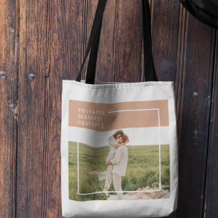 Tote Bag Photo moderne de Family   Thankful