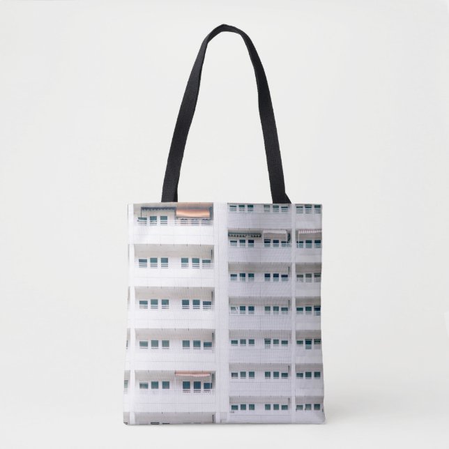 TOTE BAG PHOTO PAYSAGE DES FENÊTRES DE CONSTRUCTION (Devant)