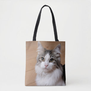 Tote Bag Photo personnalisé pour amateur de chats