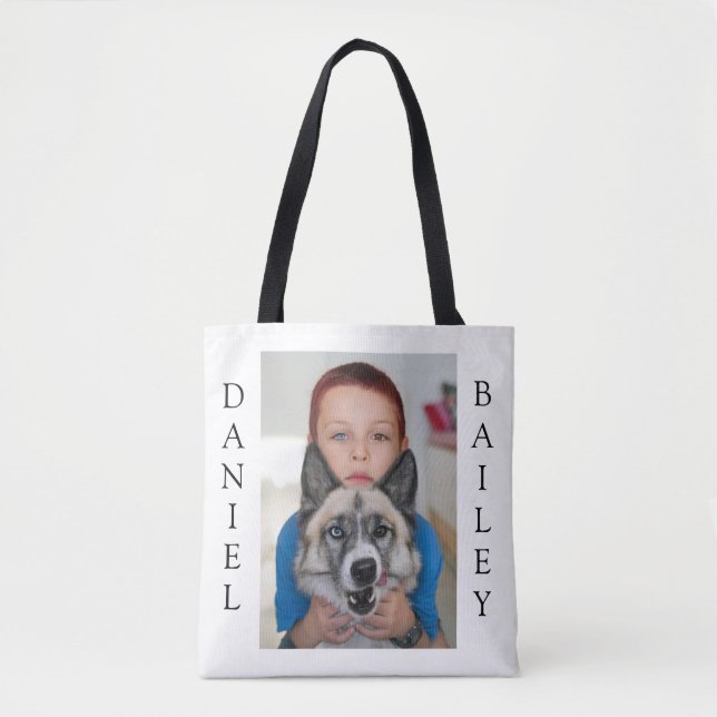 Tote Bag Photo personnalisée 2 côté (Devant)