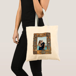 Tote Bag Photo Personnalisée Image de cadre de clé de squel