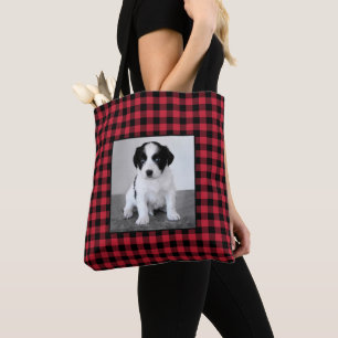 Tote Bag Photo personnalisée Motif de contrôle du buffle no