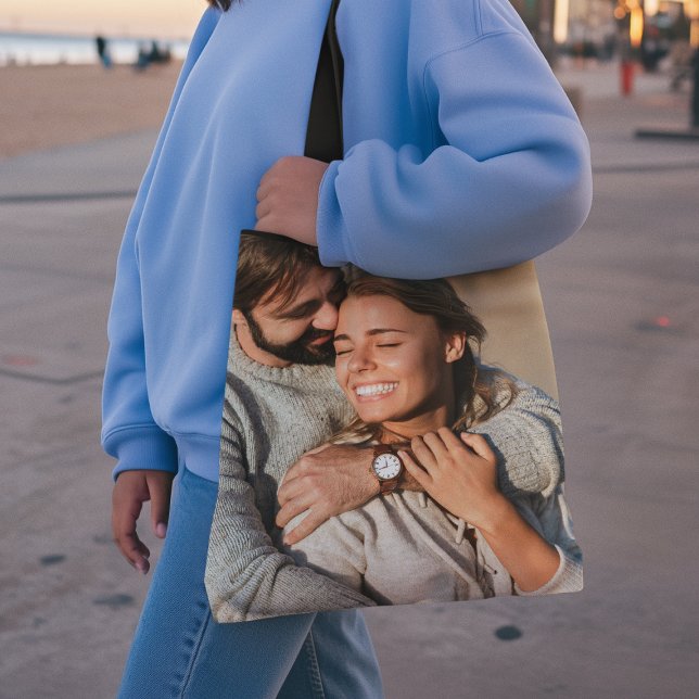 Tote Bag Photo personnalisée Votre propre 2 images double f (Créateur téléchargé)