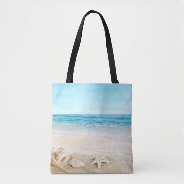 Tote Bag Photo Plage Vacances d'été (Devant)