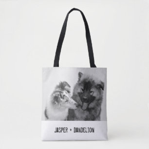 Tote Bag Photo simple et moderne personnalisée pour animau