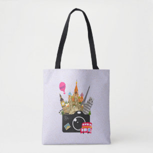 Tote Bag Photographe de voyage européen