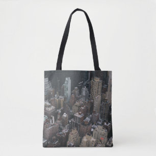TOTE BAG PHOTOGRAPHIE À HAUT ANGLE DU BÂTIMENT DE LA VILLE