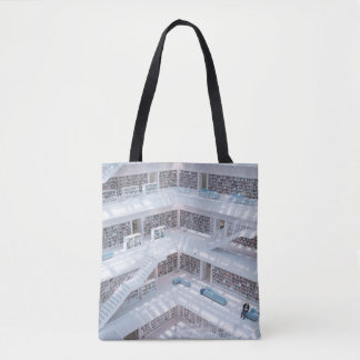 TOTE BAG PHOTOGRAPHIE DE BIBLIOTHÈQUE DE HAUTE AUGMENTATION