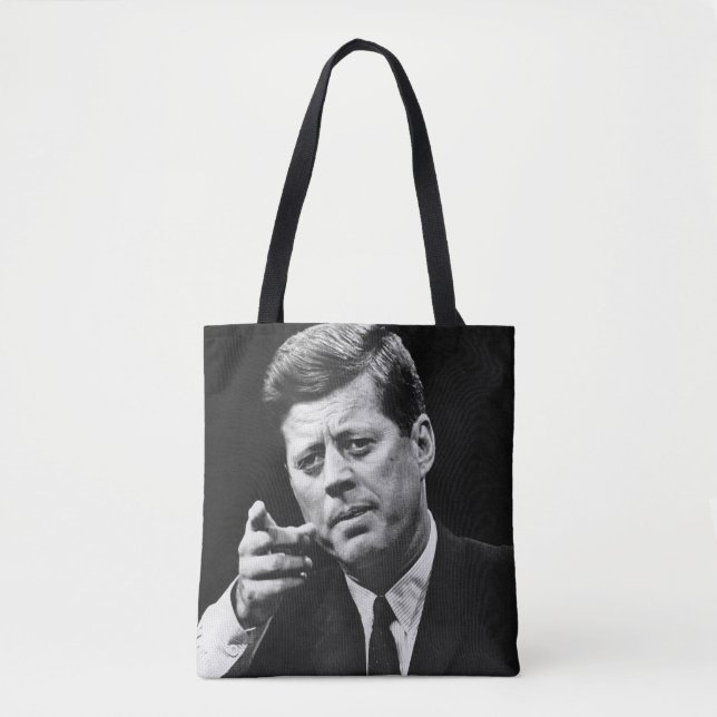 Tote Bag Photographie de John F. Kennedy 3 (Devant)