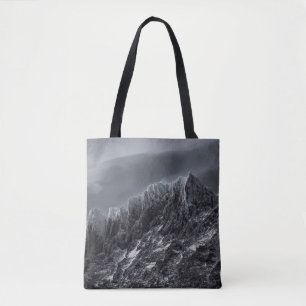 TOTE BAG PHOTOGRAPHIE DE LA MONTAGNE À GRANDE ÉCHELLE