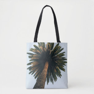 Tote Bag Photographie de l'oeil de ver de palmier