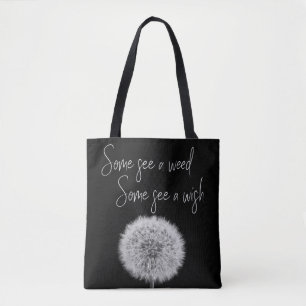 Tote Bag Photographie de macro Inspiration en noir et blanc