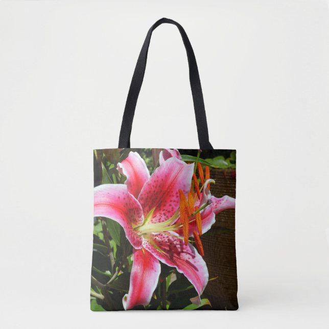 Tote Bag Photographie de Stargazer Lily (Devant)