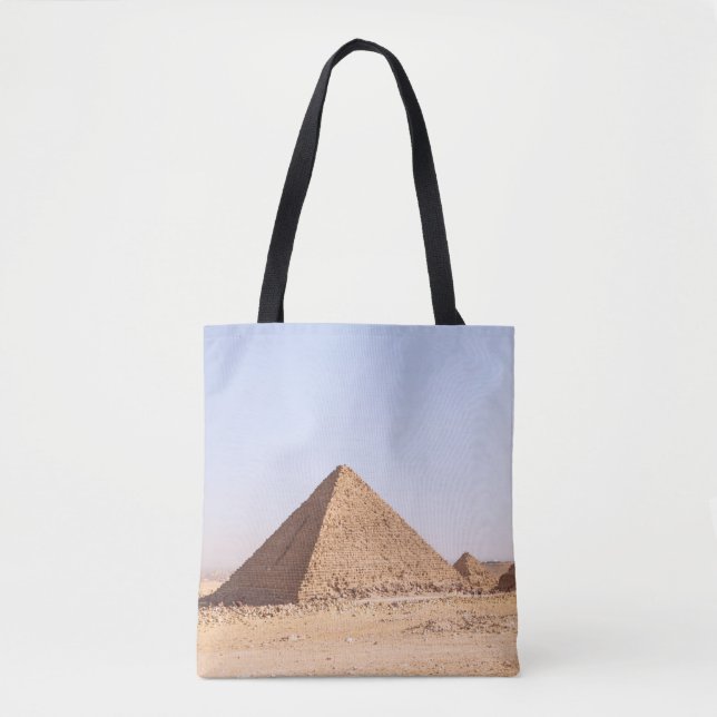 Tote Bag Photographie des pyramides de Gizeh (Devant)