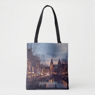 Tote Bag photographie du paysage urbain d'Amsterdam