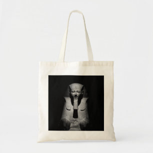 Tote Bag Photographie du roi pharaon en noir et blanc