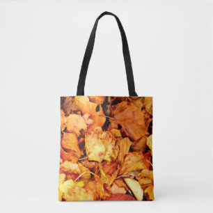 Tote Bag Photographie - SÈCHE FEUILLES D'AUTOMNE + vos idée