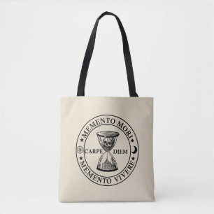 Tote Bag Phrase latin - Saisir le Jour - Memento Mori