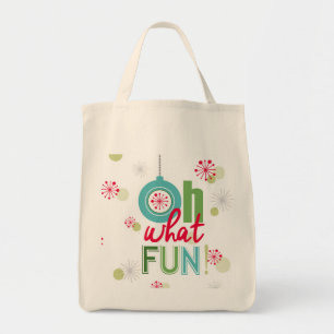 Tote Bag phrase typographique de Noël rétro vintage moderne
