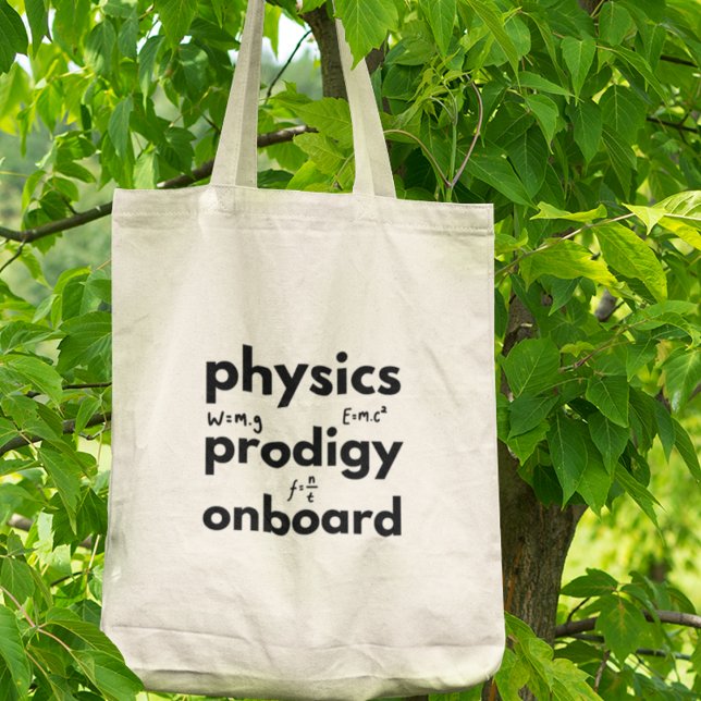 Tote Bag Physique Prodigie Physique à bord Professeur de sc (Get yours now and carry your expertise with pride!)