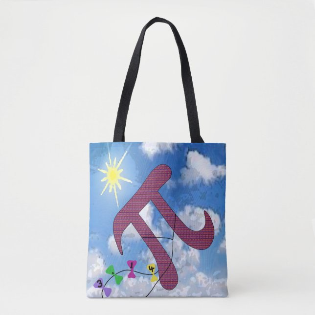Tote Bag Pi dans le ciel  (Devant)