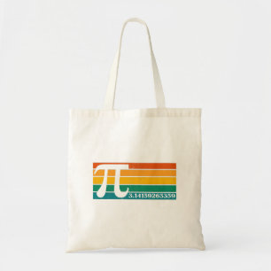 Tote Bag Pi rétro vintage