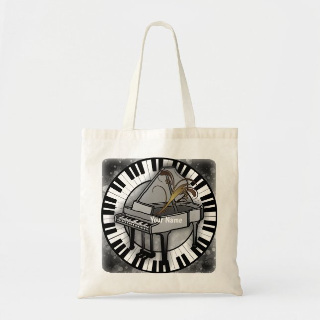 Tote Bag Piano à queue  (Devant)