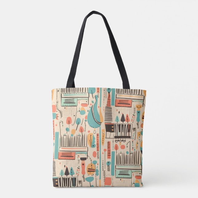 Tote Bag Piano Art captivant (Dos)