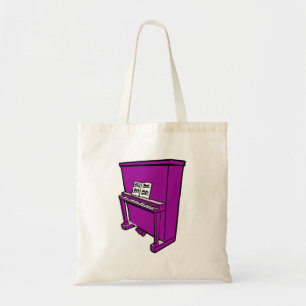 Tote Bag piano droit pourpre grand avec music.png