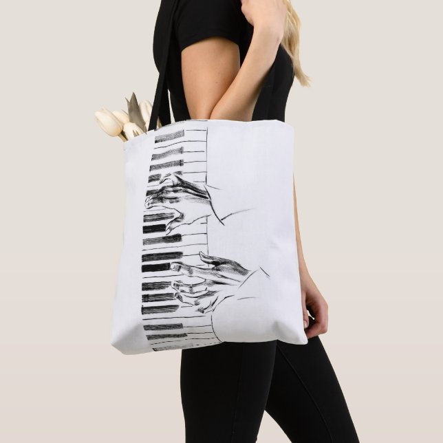 Tote Bag Piano music (De près)