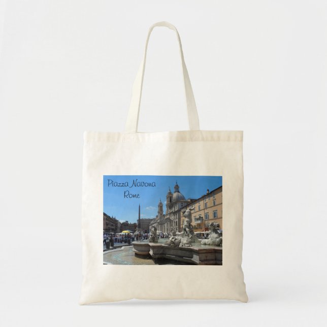 Tote Bag Piazza Navona- Rome, Italie (Devant)