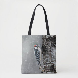 Tote Bag Pic Downy en neige - Photo originale